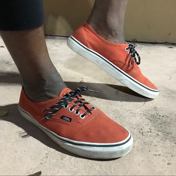 burnt orange vans
